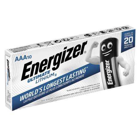 Piles AAA NON rechargeable - Ultimate Lithium - Energizer - ExpressPoly